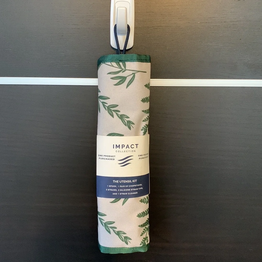 United by Blue Impact Collection The Utensil Kit in Bone White and Fern